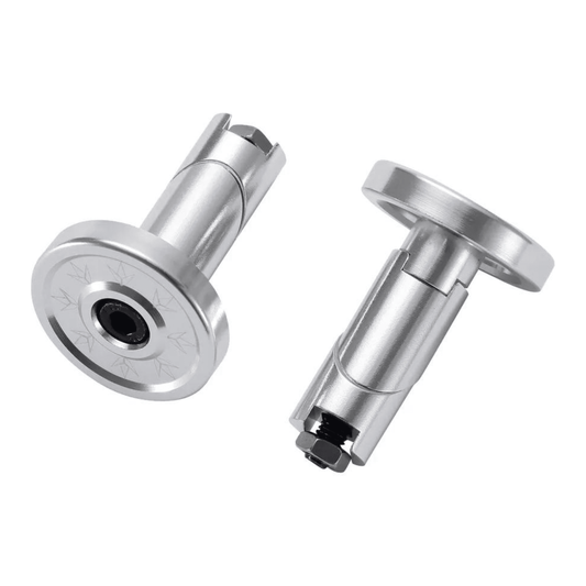 Blunt Scooters Alloy Bar Ends, Silver Scooter Bar Ends Blunt 