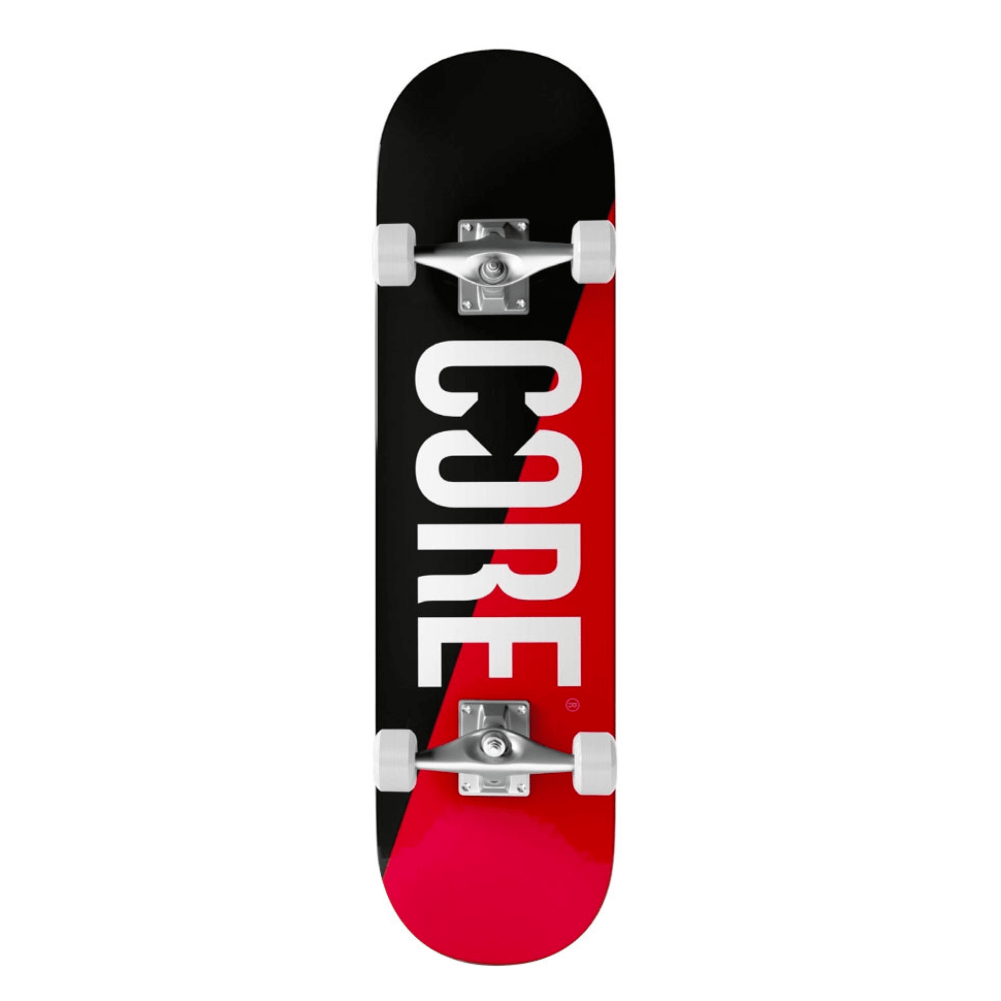 CORE C2 Split Complete Skateboard Red/Black, 7.75" Complete Skateboards CORE 