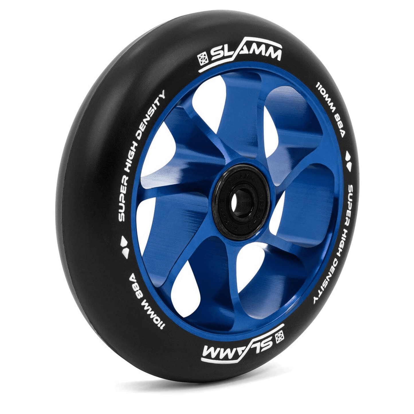 Slamm Team Scooter Wheel 110mm, Black/Blue Scooter Wheels Slamm Scooters 