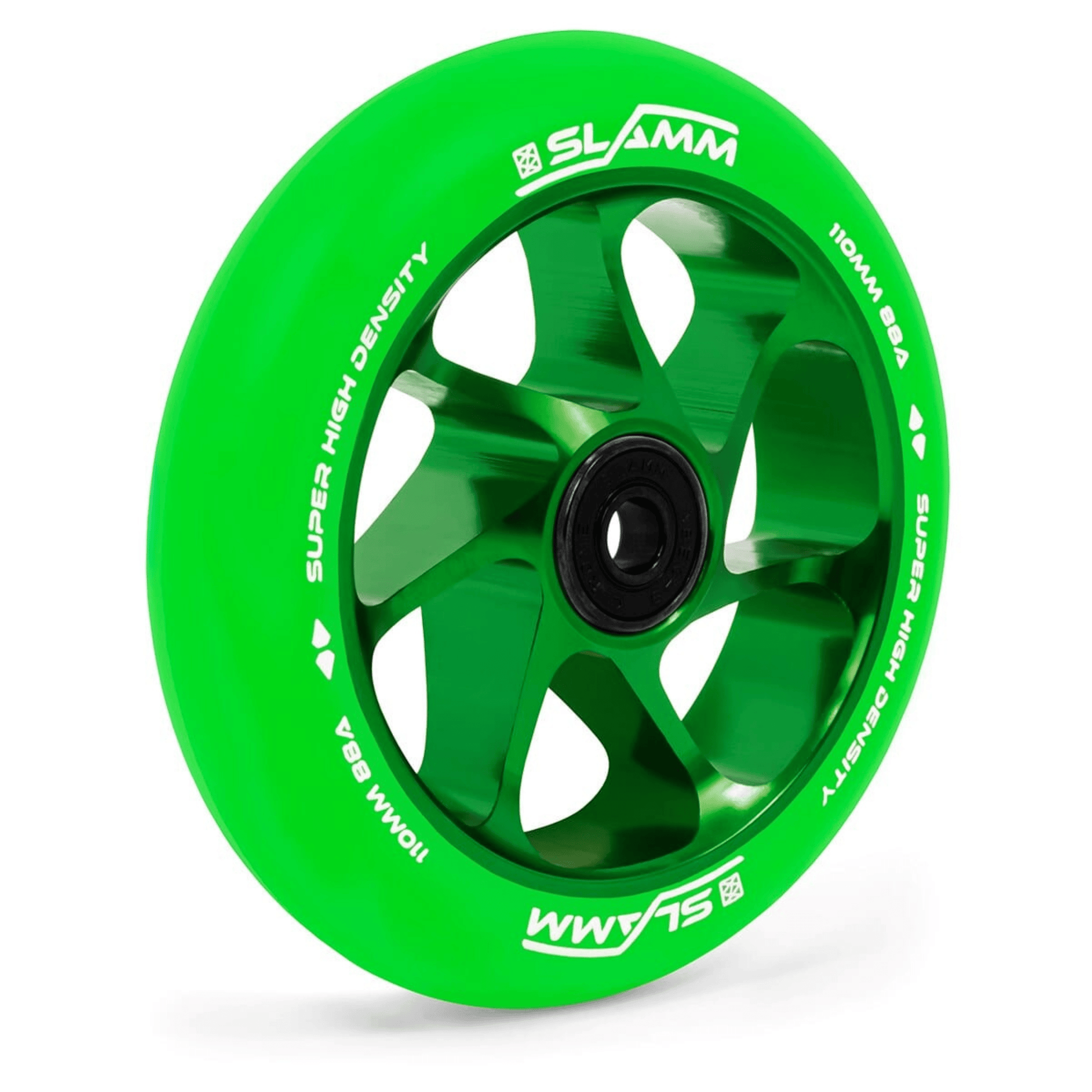 Slamm Team Scooter Wheel 110mm, Green/Green Slamm 