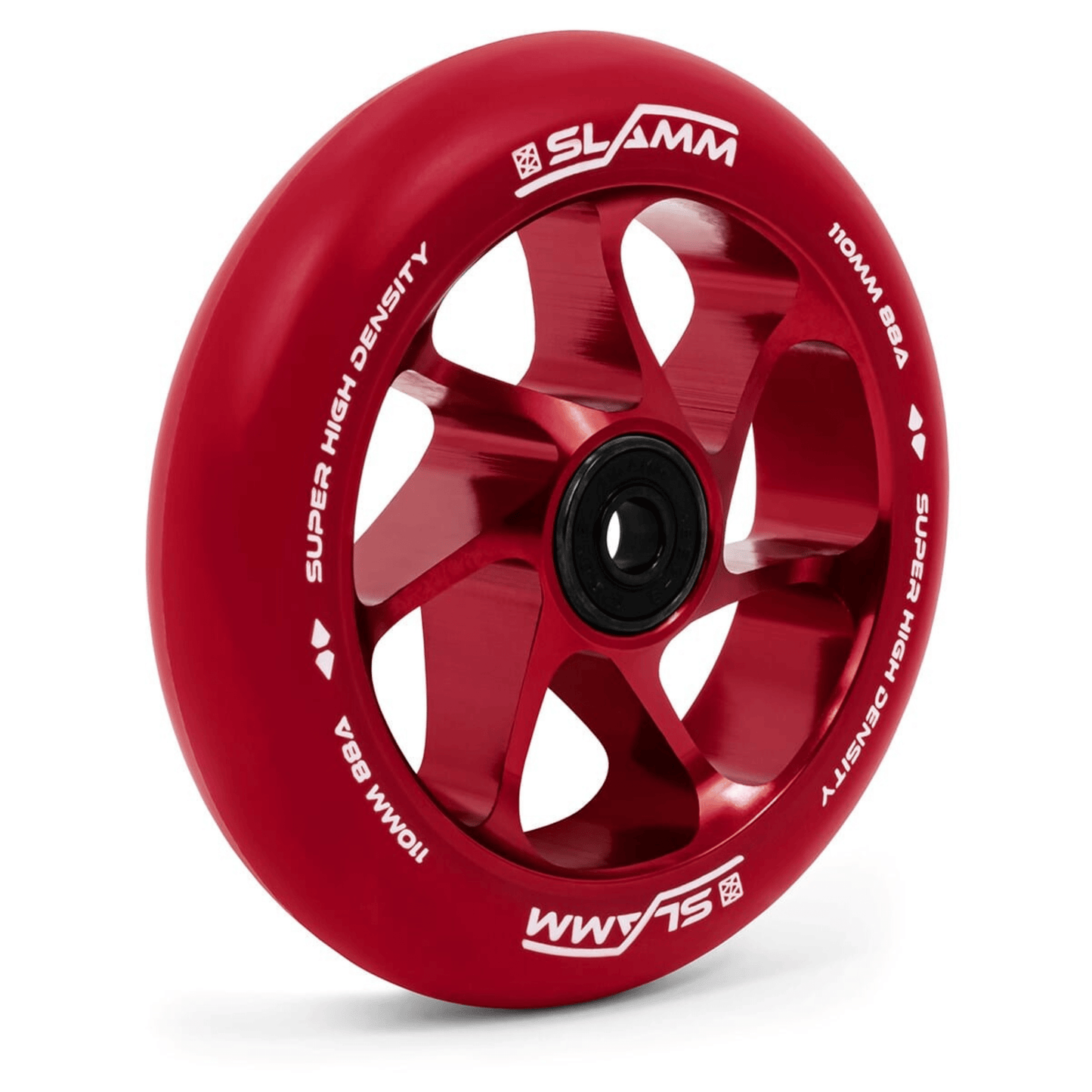 Slamm Team Scooter Wheel 110mm, Red/Red Scooter Wheels Slamm 