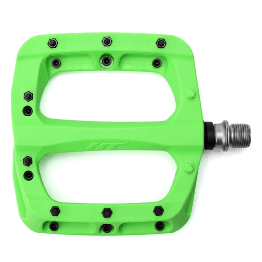 HT Components Nylon PA03A MTB/BMX Pedals 9/16", Green BMX HT Components 