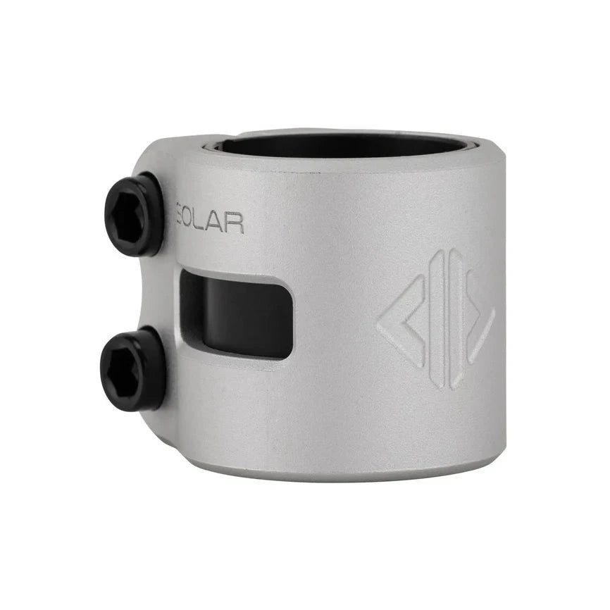 Drone Solar Double Clamp, Silver Scooter Clamps Drone 