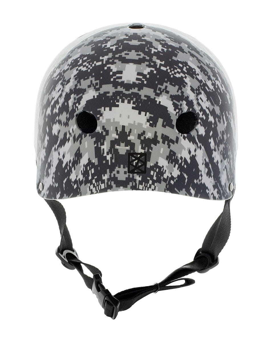 Slamm Logo Helmet, Grey Camo Protection Slamm Scooters 