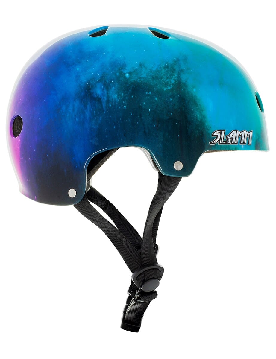 Slamm Logo Helmet, Nebula Protection Slamm Scooters 