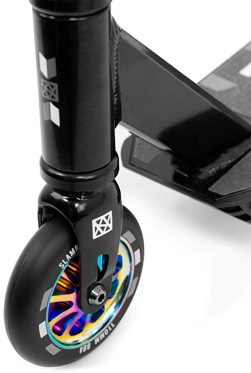Slamm Classic Pro Stunt Scooter, Neochrome Complete Scooters Slamm Scooters 