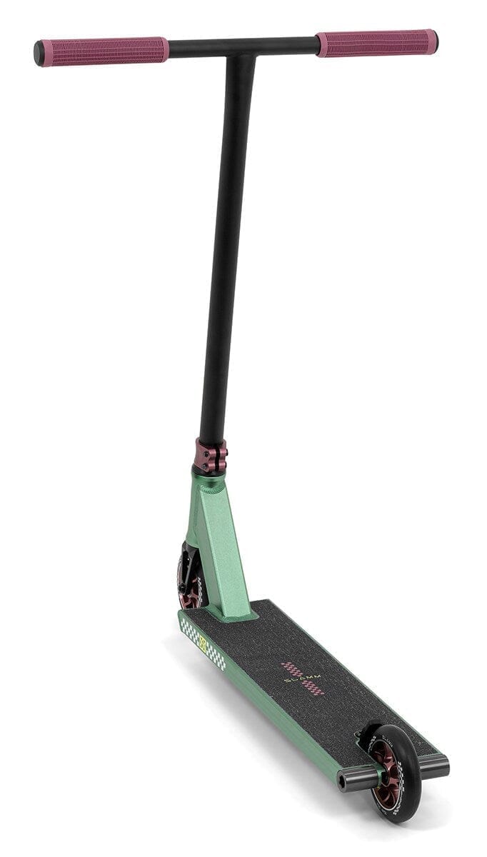 Slamm Assault Street Pro Complete Stunt Scooter, Green Complete Scooters Slamm Scooters 