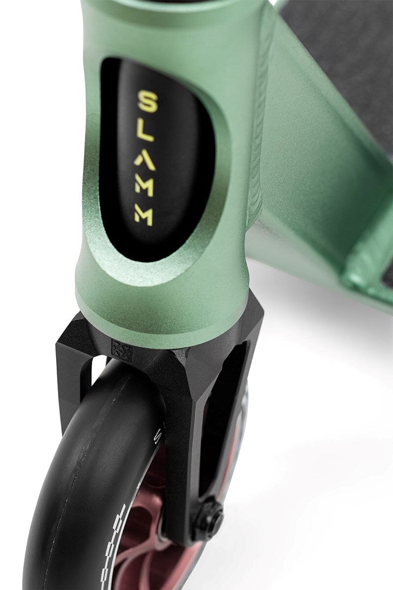 Slamm Assault Street Pro Complete Stunt Scooter, Green Complete Scooters Slamm Scooters 