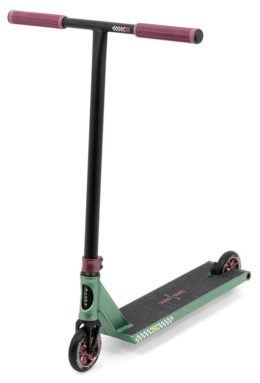Slamm Assault Street Pro Complete Stunt Scooter, Green Complete Scooters Slamm Scooters 