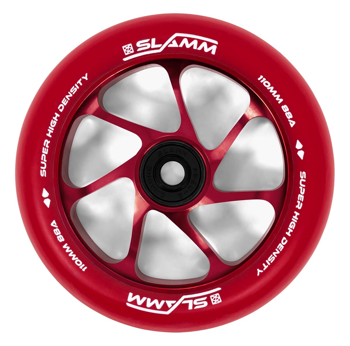 Slamm Team Wheel 110mm, Red/Red Scooter Wheels Slamm 