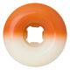 Slime Balls Hairballs 50-50 95a Skateboard Wheels 56mm, Orange/White Skateboard Wheels Slime Balls 