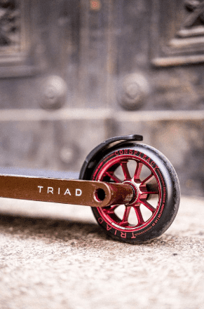 Triad Conspiracy Scooter Wheels 120mm x 30mm (Pair), Ano Blue Scooter Parts Triad 