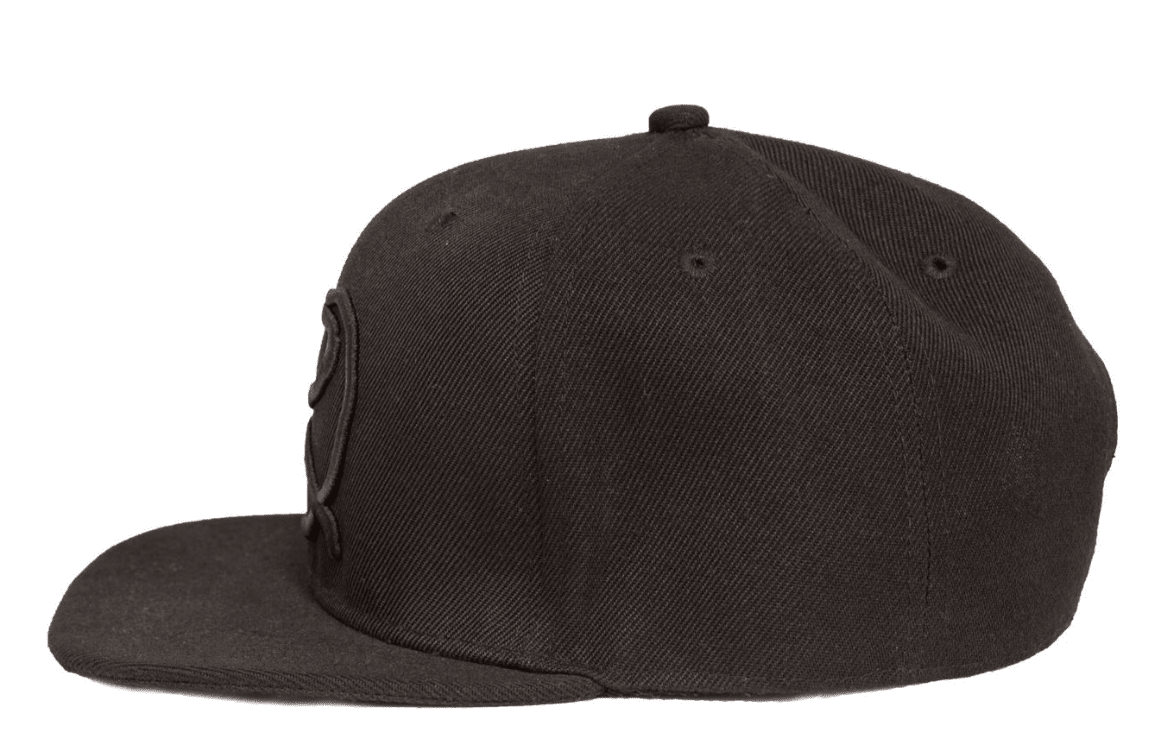 Rampworx LE 97.7 Snapback Cap, Black/Black Accessories Rampworx Skatepark 