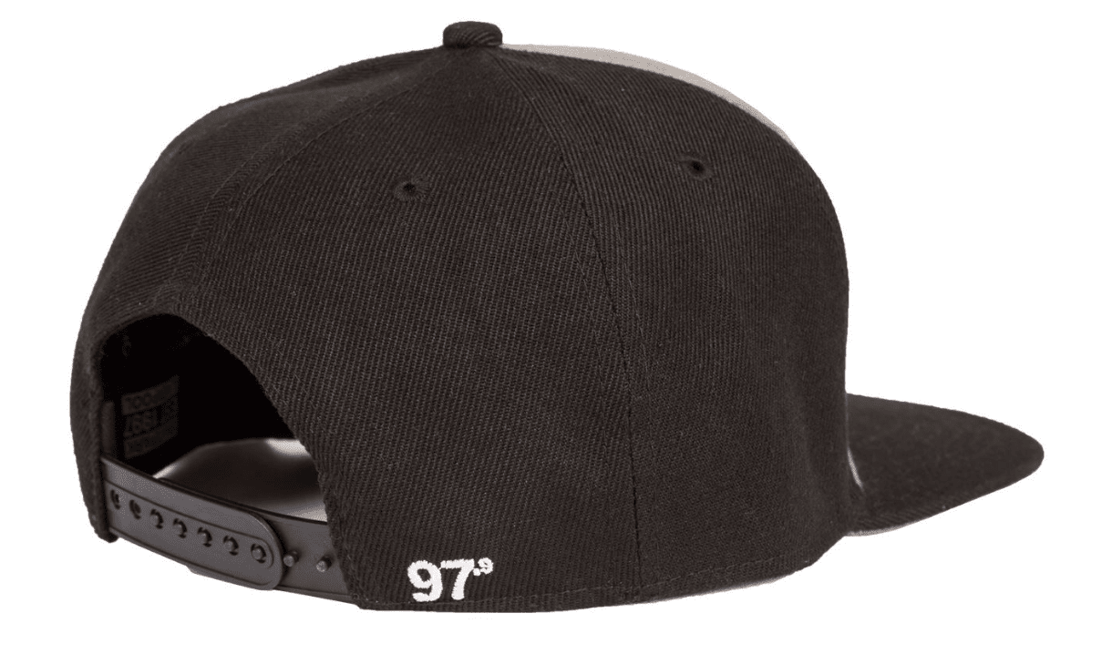 Rampworx LE 97.9 Snapback Cap, Grey/Black Accessories Rampworx Skatepark 