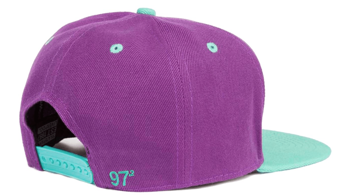 Rampworx LE 97.2 Snapback Cap, Purple/Teal Accessories Rampworx Skatepark 