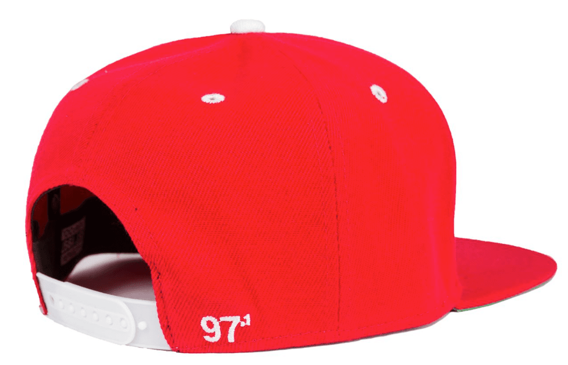 Rampworx LE 97.1 Snapback Cap, Red/Red Accessories Rampworx Skatepark 