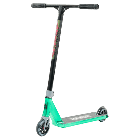 Dominator Team Edition Complete Stunt Scooter, Green Chrome