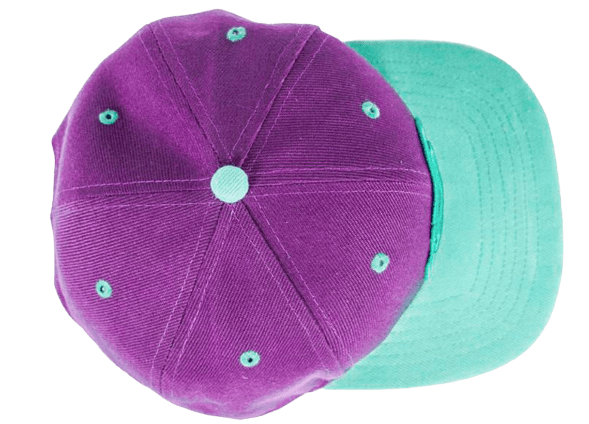 Rampworx LE 97.2 Snapback Cap, Purple/Teal Accessories Rampworx Skatepark 