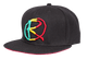 Rampworx LE 97.8 Snapback Cap, Rasta/Black Accessories Rampworx Skatepark 