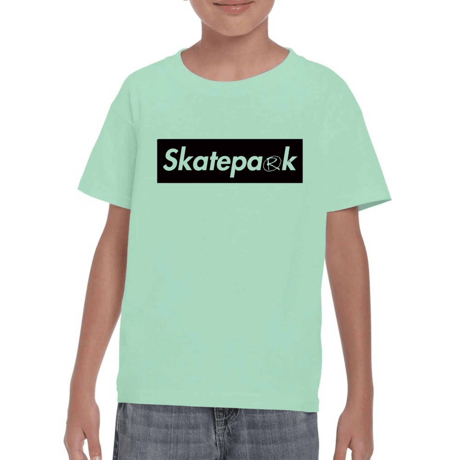 Rampworx "Supreme" Youth T-Shirt, Mint Clothing Rampworx Skatepark XS Youth 