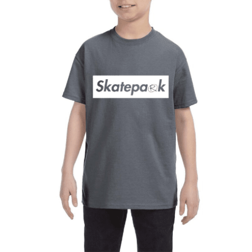 Rampworx "Supreme" Youth T-Shirt, Dark Grey T-shirts Rampworx Skatepark XS Youth 