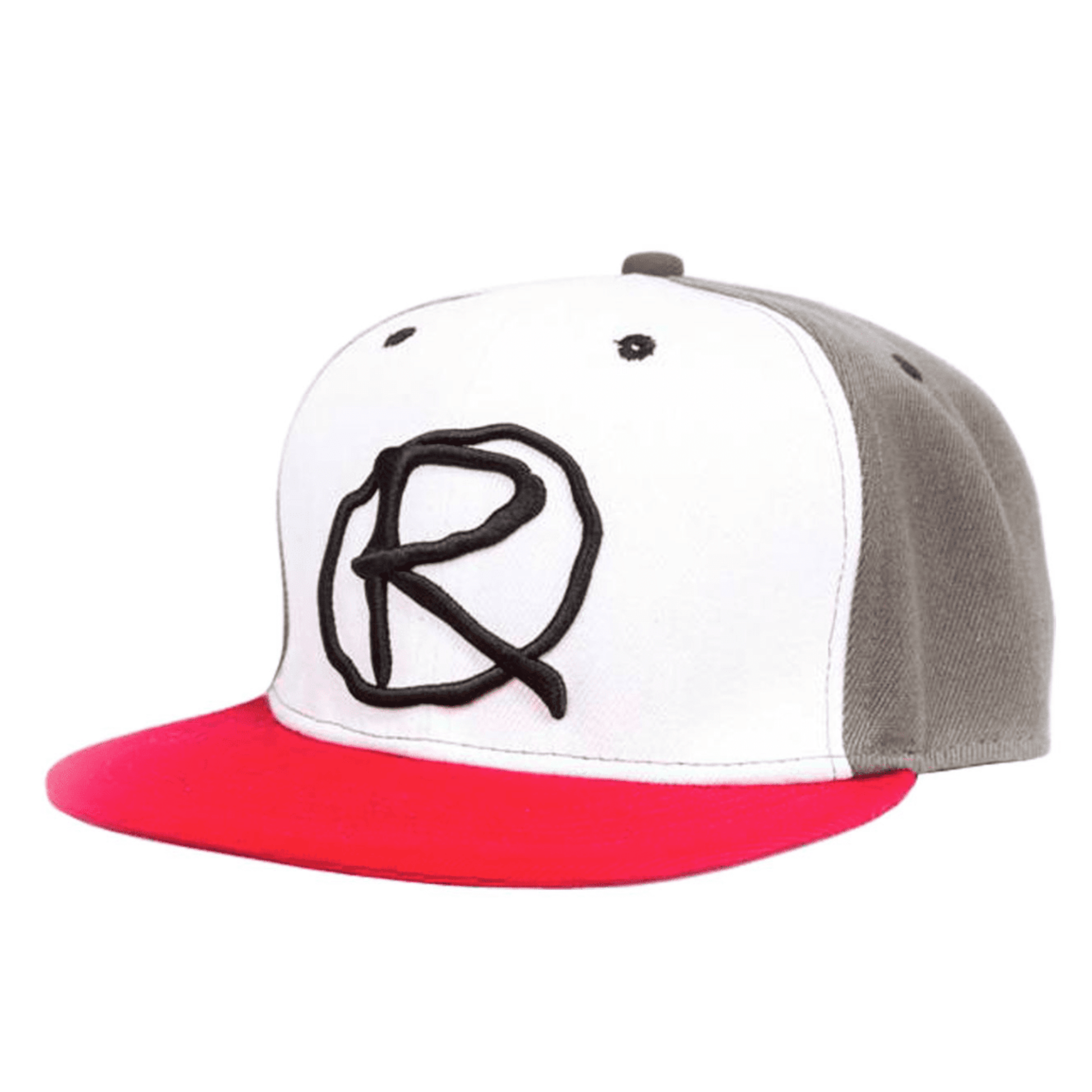 Rampworx LE 97.10 Snapback Cap, Grey/White/Red Accessories Rampworx Skatepark 