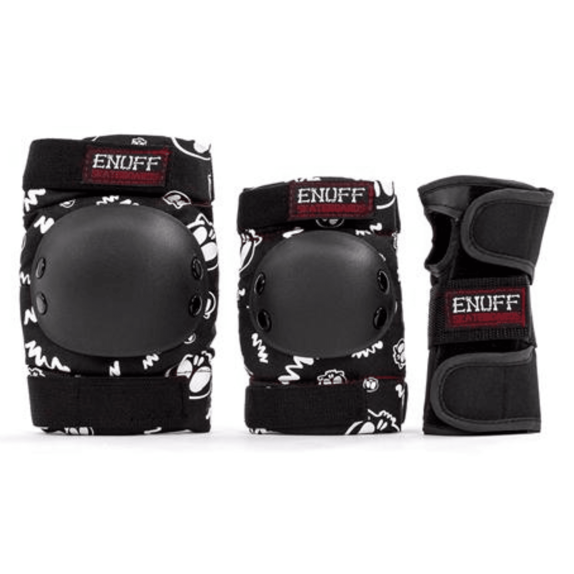 Enuff Skulls Ramp Junior Pad Set Protection Enuff JR SMALL 