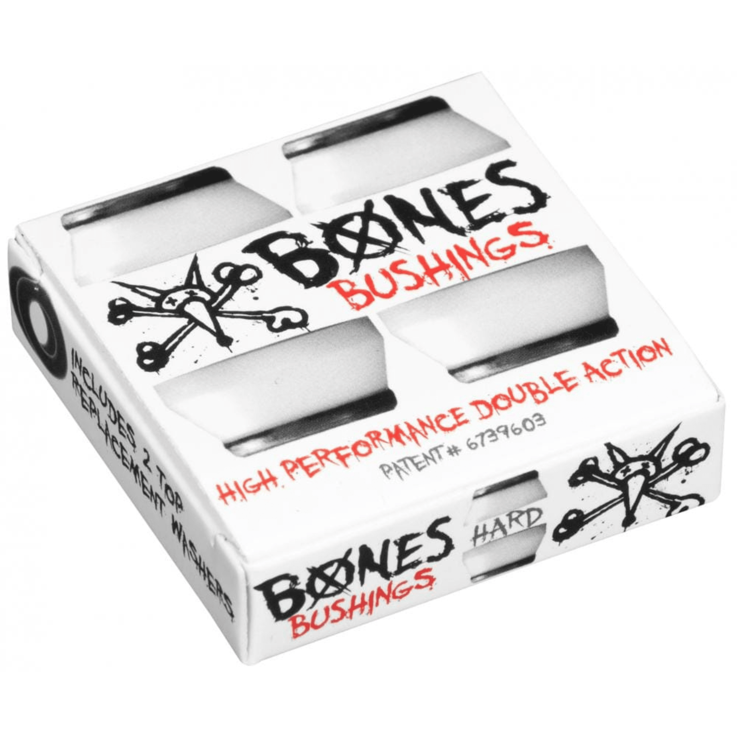 Bones Skateboard Truck Bushings Pack of 4 (Hard) Skateboard Parts Bones 