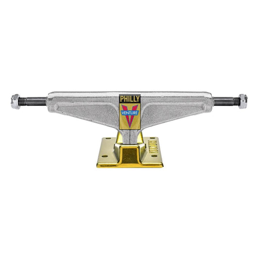 Venture V Hollow Jahmir Brown Awake Ltd Skateboard Truck 5.6mm, Polished/Gold Skateboard Trucks Venture 