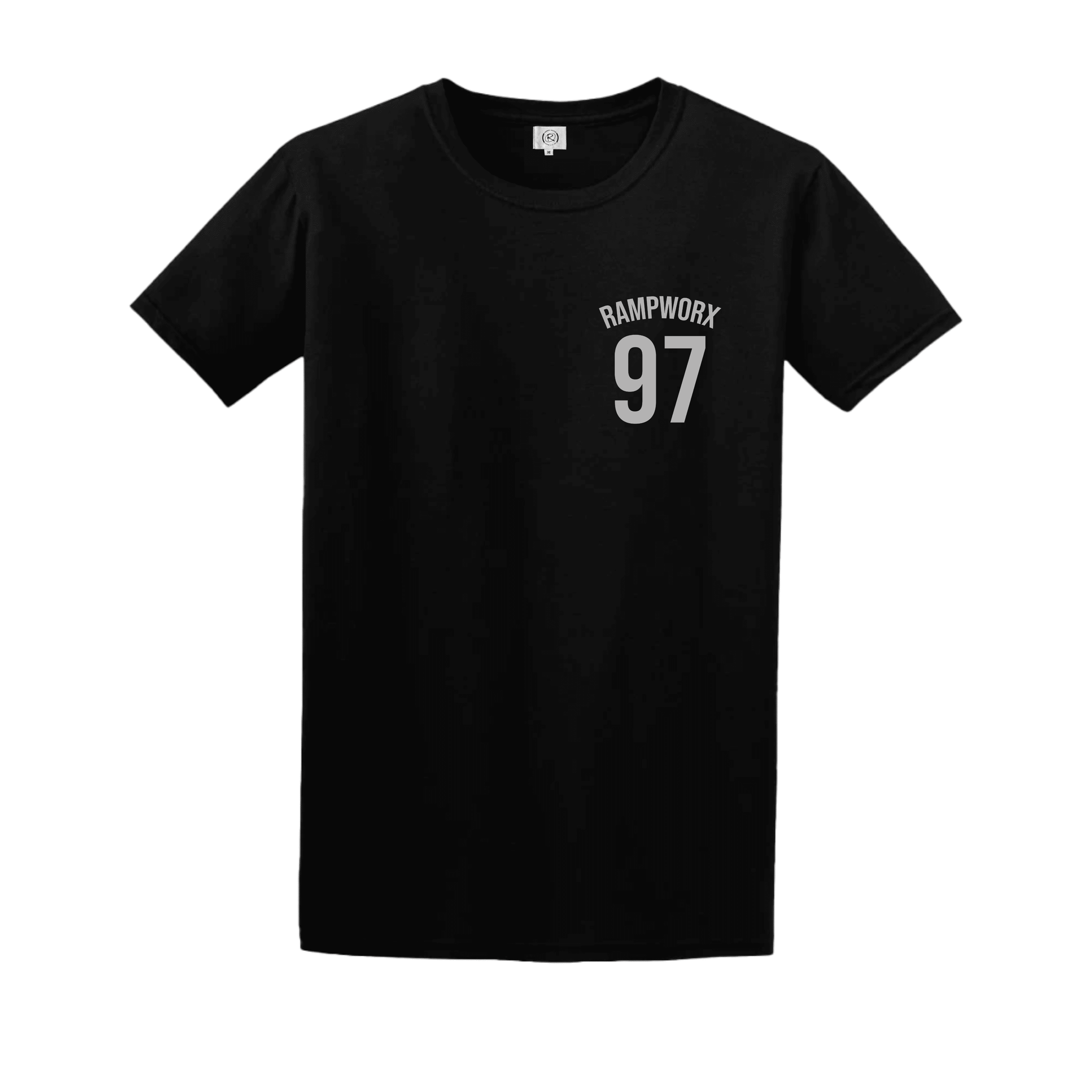 Rampworx 'Est 97' Adult T-Shirt, Black/Grey Clothing Rampworx Skatepark S 