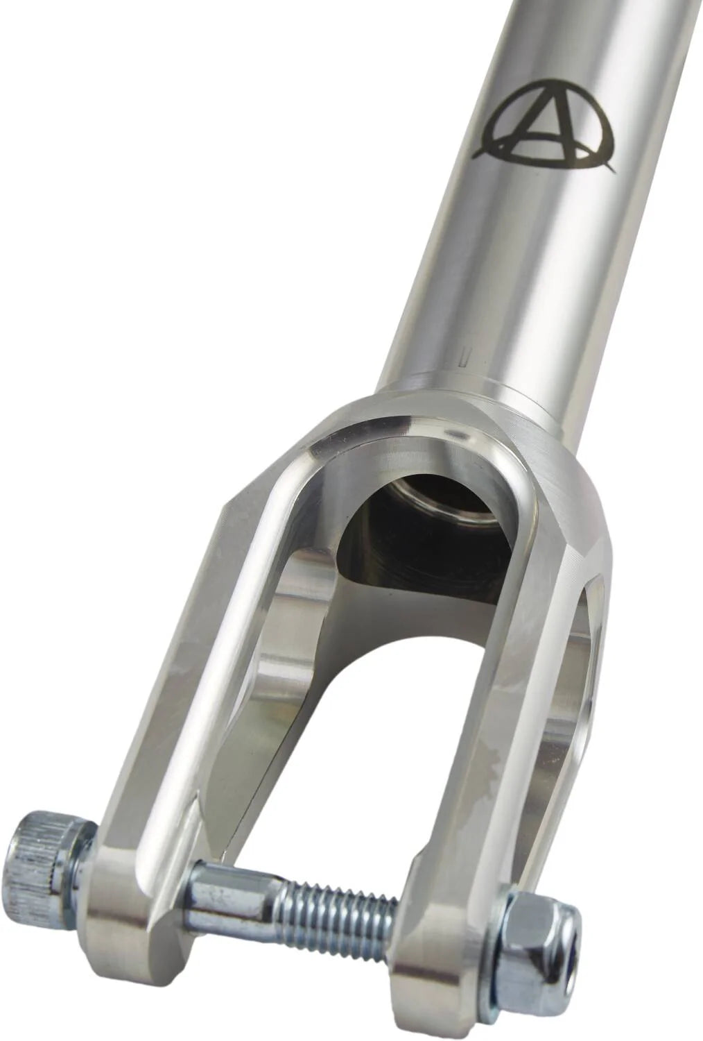 Apex 7075 Quantum Lite SCS Scooter Forks, Raw Complete Scooters Apex 