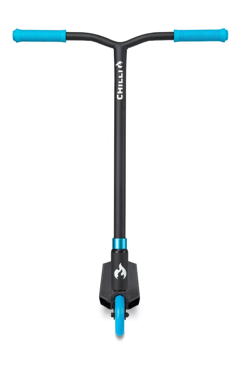Chilli Base Complete Stunt Scooter, Black/Blue Complete Scooters Chilli 