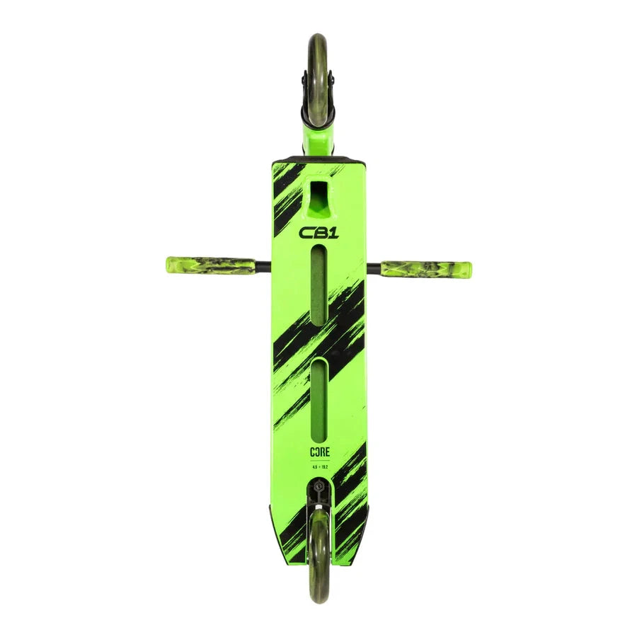 CORE CB1 Beginner Stunt Scooter - Black/Green Complete Scooters CORE 