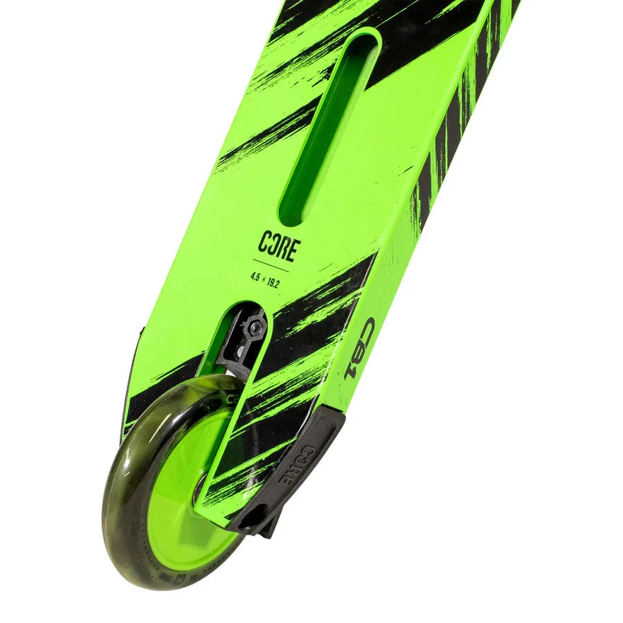 CORE CB1 Beginner Stunt Scooter - Black/Green Complete Scooters CORE 