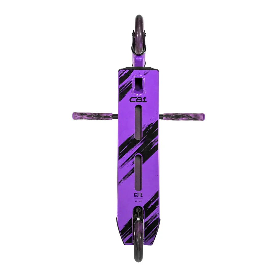 CORE CB1 Beginner Stunt Scooter - Black/Purple Complete Scooters CORE 