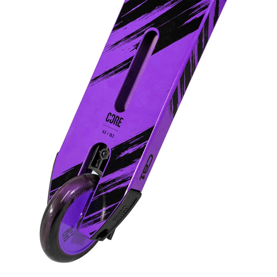 CORE CB1 Beginner Stunt Scooter - Black/Purple Complete Scooters CORE 
