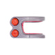 Oath Carcass 2 Bolt Clamp, Red/Titanium Scooter Clamps Oath 