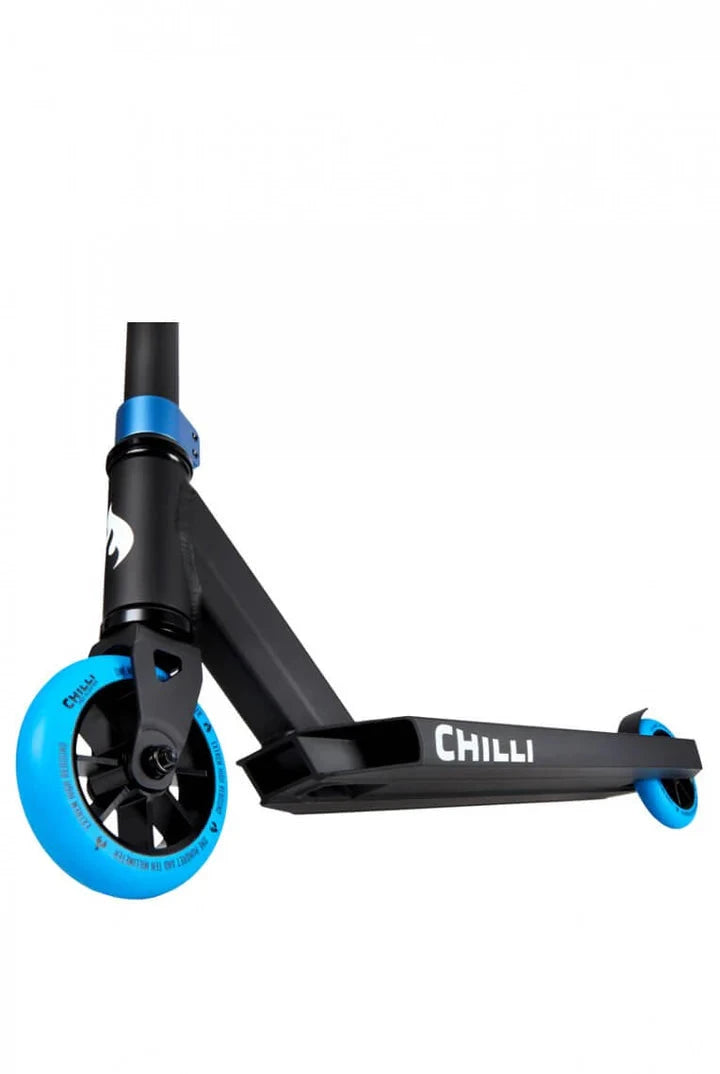 Chilli Base Complete Stunt Scooter, Black/Blue Complete Scooters Chilli 