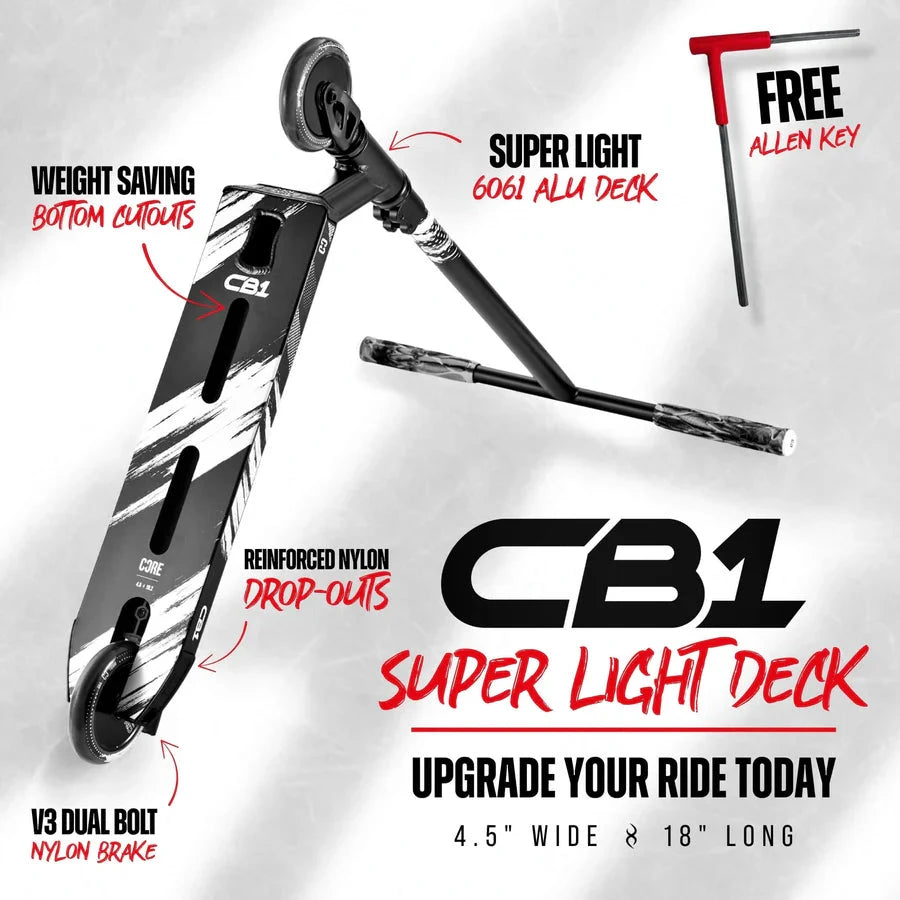 CORE CB1 Beginner Stunt Scooter - Black Complete Scooters CORE 
