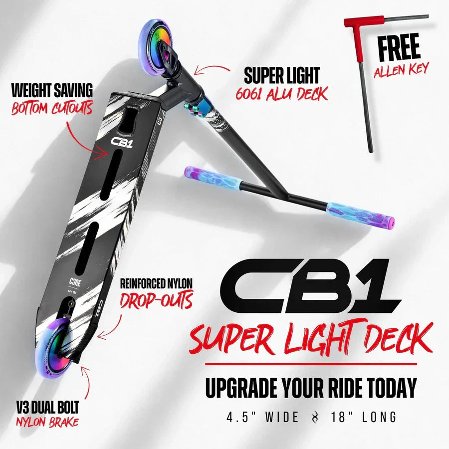 CORE CB1 Beginner Stunt Scooter - Black/Neo Complete Scooters CORE 