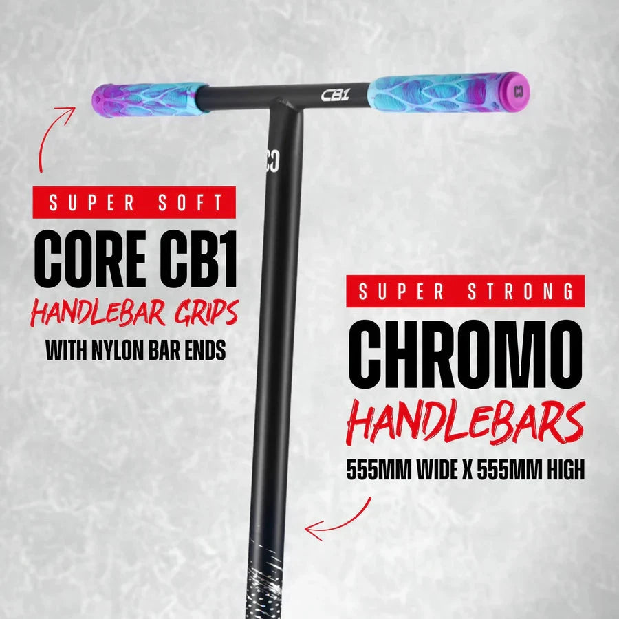 CORE CB1 Beginner Stunt Scooter - Black/Neo Complete Scooters CORE 