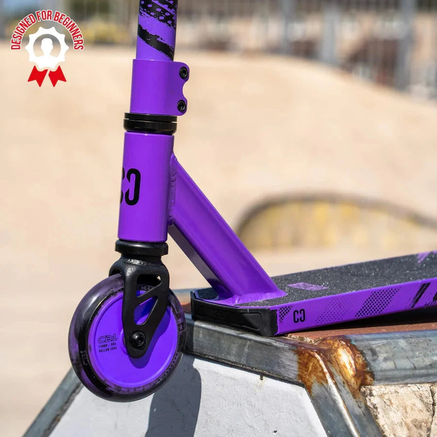 CORE CB1 Beginner Stunt Scooter - Black/Purple Complete Scooters CORE 