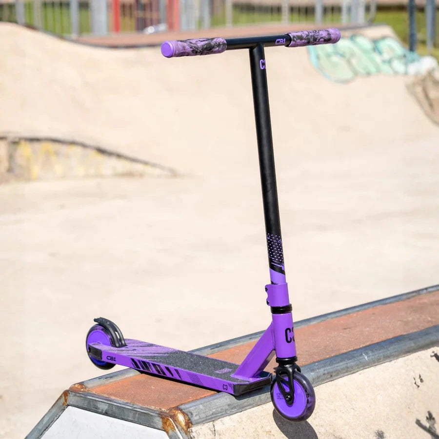 CORE CB1 Beginner Stunt Scooter - Black/Purple Complete Scooters CORE 