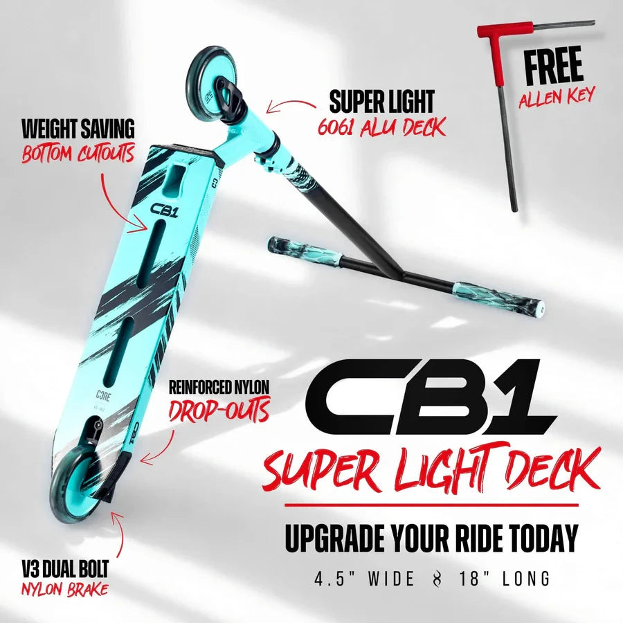 CORE CB1 Beginner Stunt Scooter - Teal/Black Complete Scooters CORE 