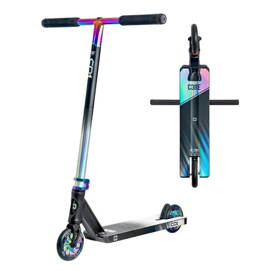 CORE CD1 Complete Stunt Scooter, Neochrome/Black Complete Scooters CORE 