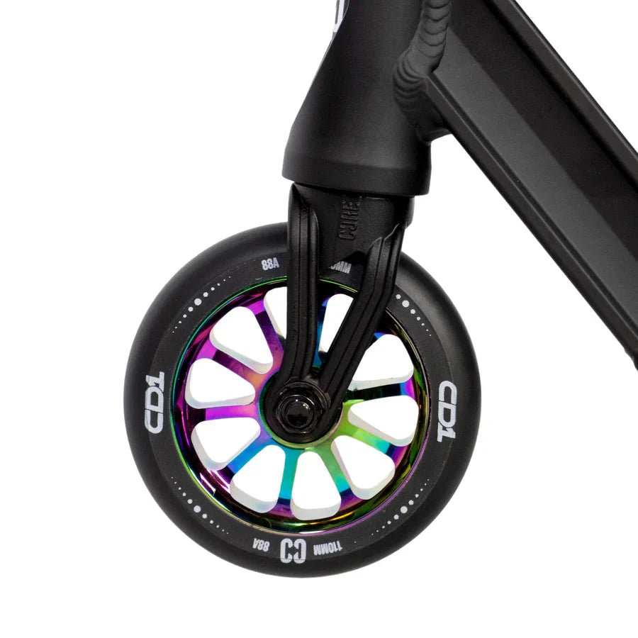 CORE CD1 Complete Stunt Scooter, Neochrome/Black Complete Scooters CORE 
