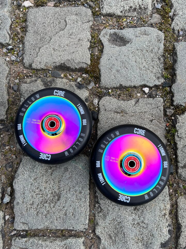 CORE Hollow Stunt Scooter Wheel V2 110mm - NeoChrome Scooter Wheels CORE 