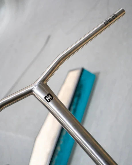 CORE Apollo Titanium 580mm Stunt Scooter Bars SCS/HIC - Raw Stunt Scooter CORE 