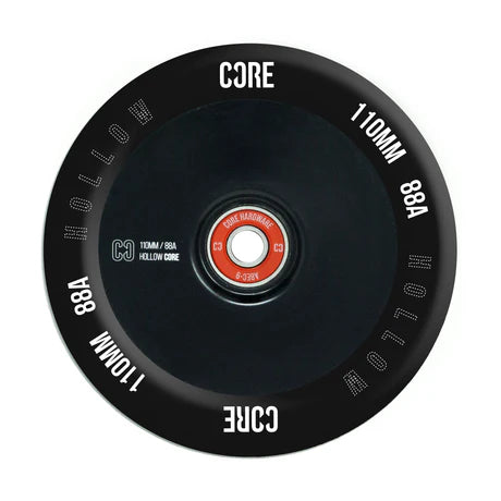 CORE Hollow Stunt Scooter Wheel V2 110mm - Black Scooter Wheels CORE 