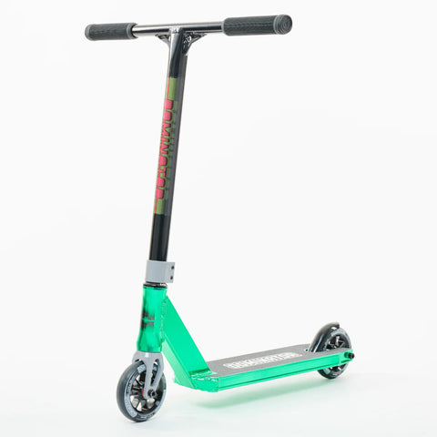 Dominator Mini Team Edition Complete Stunt Scooter, Green Chrome